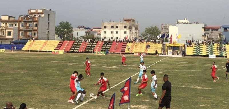 एपिएफले रुपन्देही ११ लाई १-० ले हराउँदै अन्तिम चारमा स्थान बनायो।