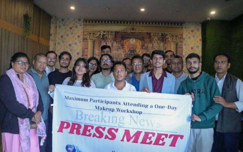 भक्तपुरमा एकै दिन २२ हजारको सहभागितासहित विशाल मेकअप कार्यशाला, एसिया बुक अफ रेकर्डमा नाम दर्ताको तयारी